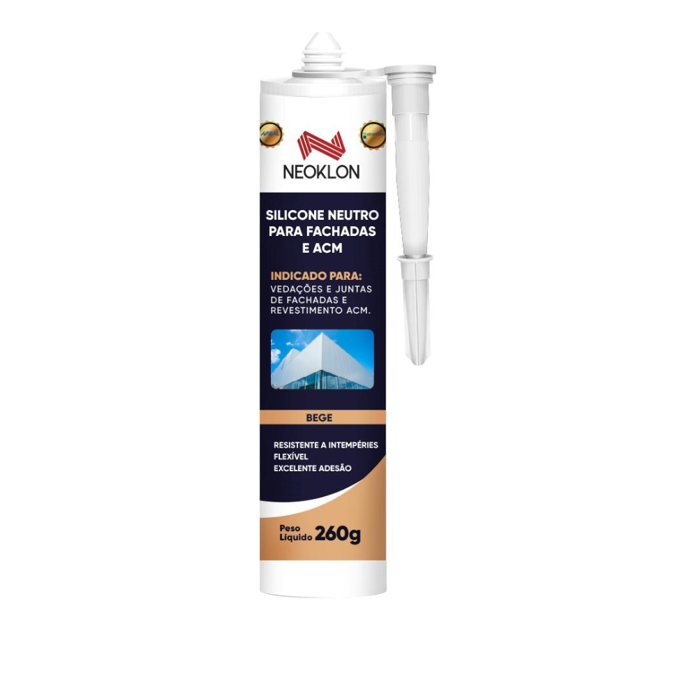 SILICONE BEGE ACM CARTUCHO 260G, , large